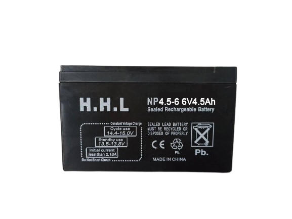 HHL Rechargeable UPS Batteries-6V 4.5Ah
