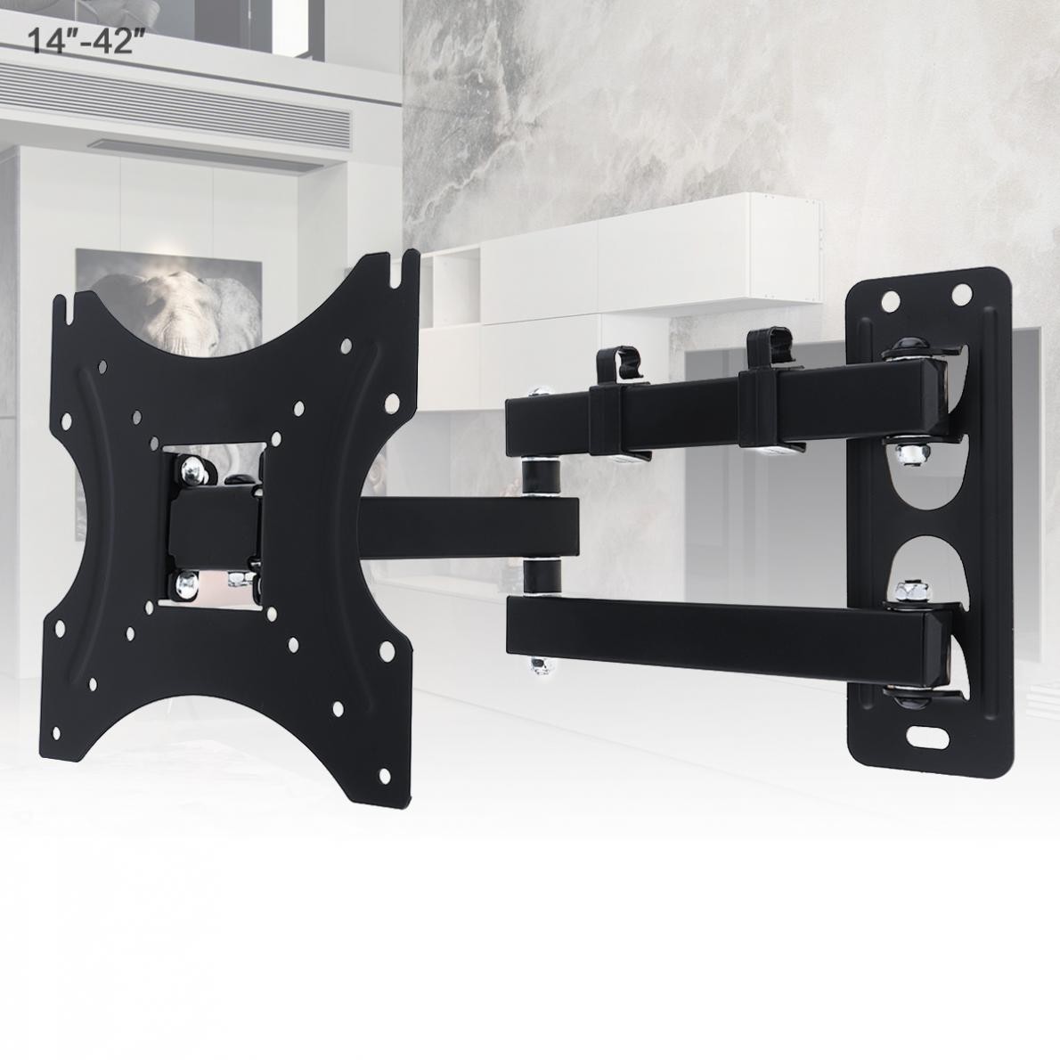 CP302 TV Wall Mount Bracket 14-42 Inch LED LCD Adjustable Rotatable Stand
