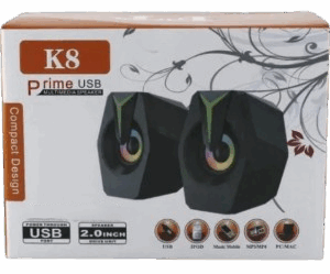 Prime USB K8 Multimedia Gaming Speaker - Image 2