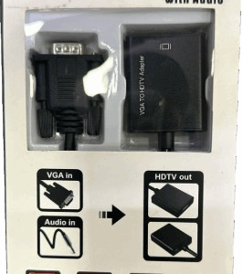 VGA TO HDMI High Speed Transmission Cable with Audio and USB Cable - Image 2