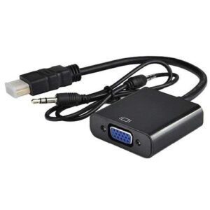 HDMI to VGA Converter Adapter With Audio - Image 1