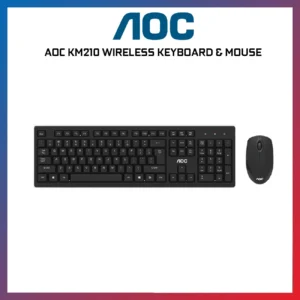 AOC KM210 WIRELESS KEYBOARD COMBO SET - Image 2