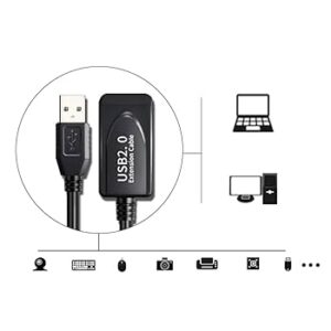 10M USB 2.0 EXTENSION M/F CABLE - Image 1