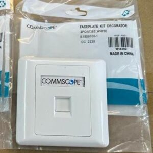 COMSCOPE 1 WAY NETWORK FACEPLATE - Image 4
