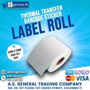 THERMAL TRANSFER STICKER ROLL 35MM× 25MM - Image 2