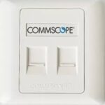 COMSCOPE 2 WAY NETWORK FACEPLATE