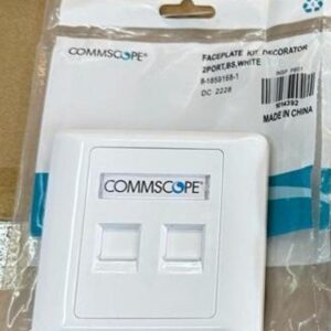 COMSCOPE 2 WAY NETWORK FACEPLATE - Image 2