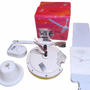 36W DC CEILING FAN WITH SOLAR PANEL - Image 3