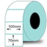DIRECT THERMAL 100MM× 70MM  STICKER ROLL