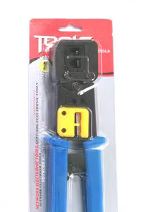 RJ45 RJ11 Blue Handle Tool - Image 1