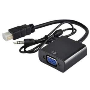 HDMI TO VGA CONVERTER ADAPTER WITH AUDIO - Image 1
